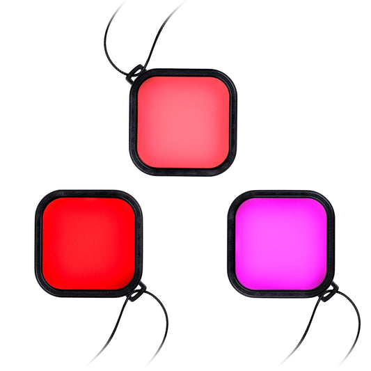 MOJOGEAR Duikfilters voor MOJOGEAR GoPro Hero 9,10,11,12 waterdichte behuizing - GoPro Onderwater-accessoires