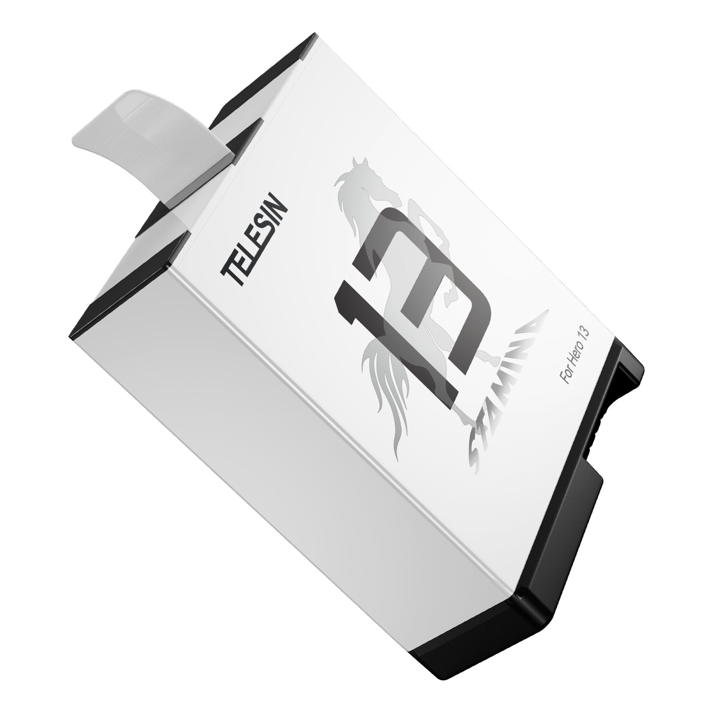 Telesin Pocket Triple Oplaadcase met 2 batterijen - voor GoPro 13 - GoPro Accu's en opladers