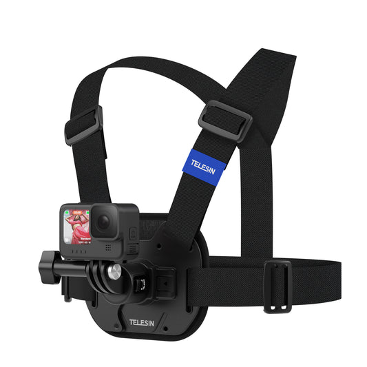 Telesin Quick Release Chest Mount voor GoPro, Osmo Action & Insta360 - GoPro Mounts