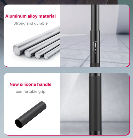 Ulanzi MT-58 Invisible Selfie Stick voor Insta360 - 120 cm - Selfiesticks