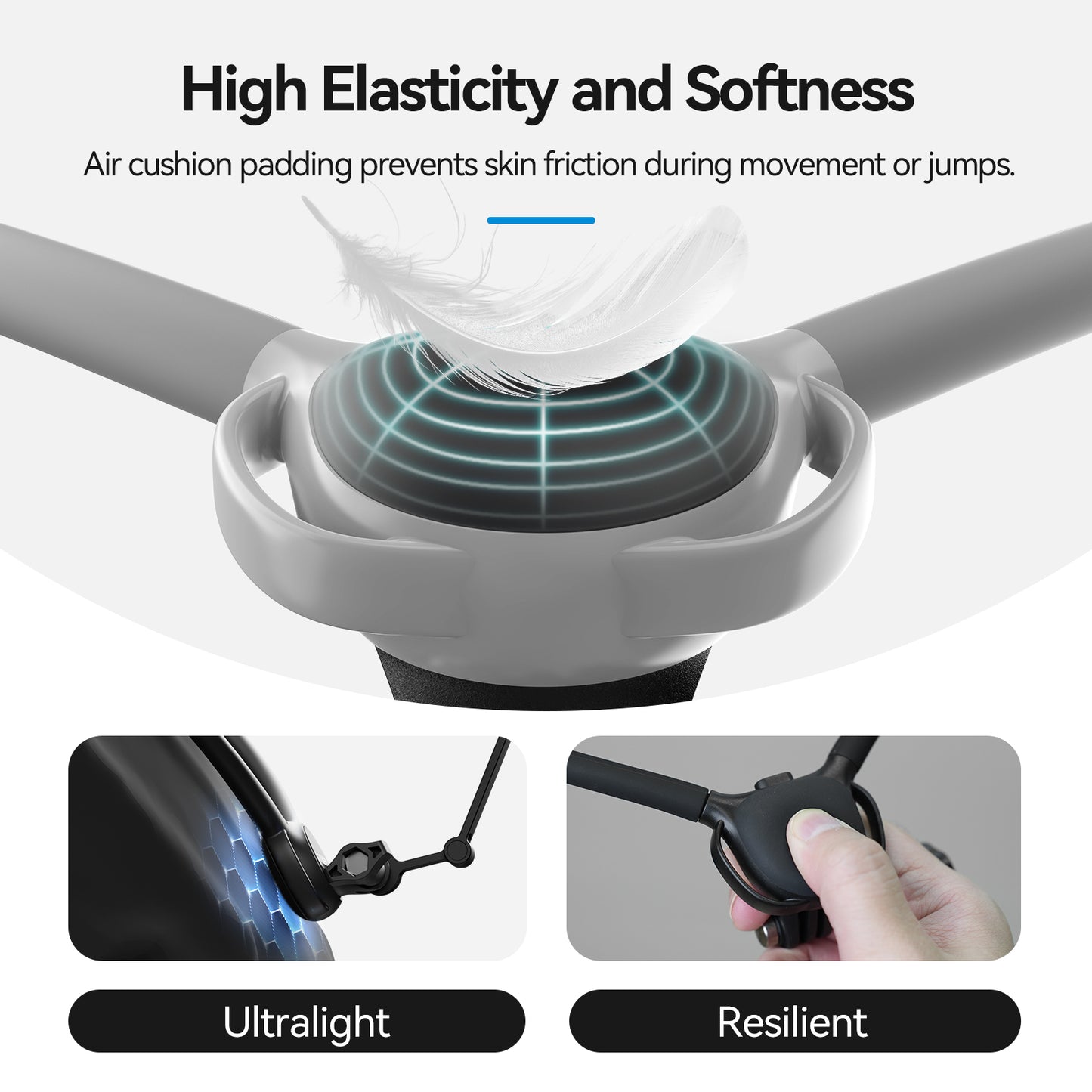 Telesin 360° Halsbandhalterung Kombi - für GoPro & Smartphone - Grau