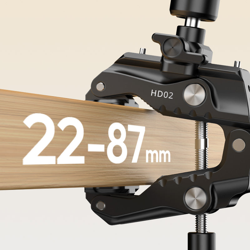 Ulanzi HD02 Magic Arm Kit mit Klemme – Schwarz