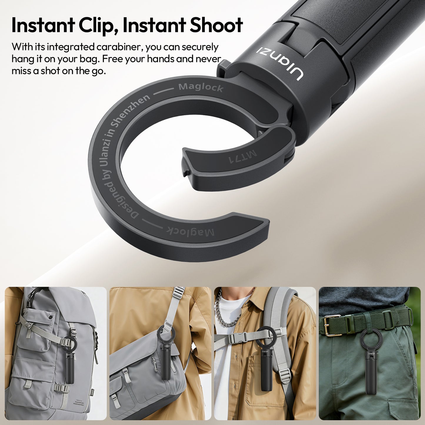 Ulanzi MT71 Magnetischer Mini Selfie-Stick