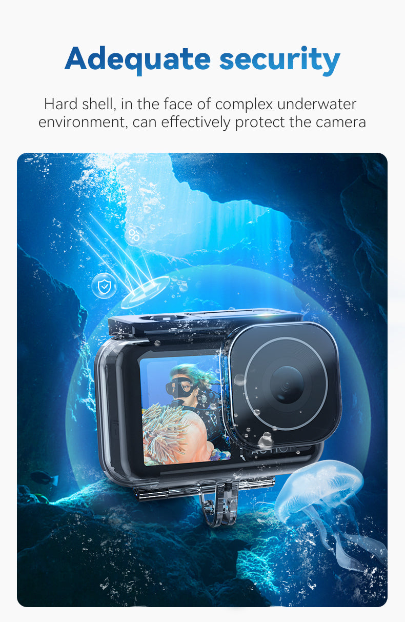 Telesin wasserdichtes Gehäuse für DJI Osmo Action 3/4/5