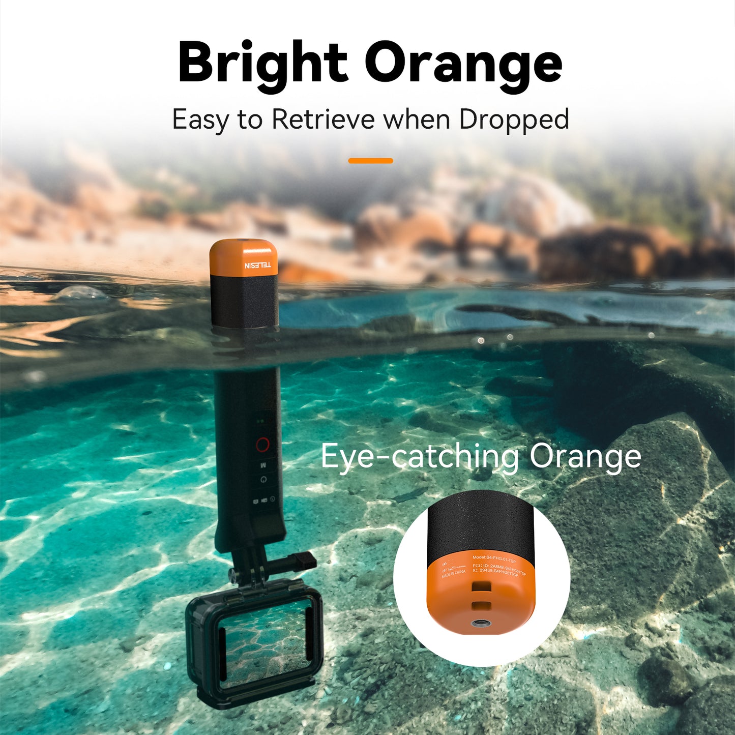 Telesin Unterwasser-Bobber mit Fernbedienung für GoPro
