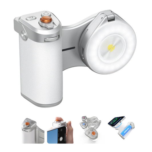 Telesin Master Grip voor iPhone 17/16/15/14/13/12 - Wit - Handgrips