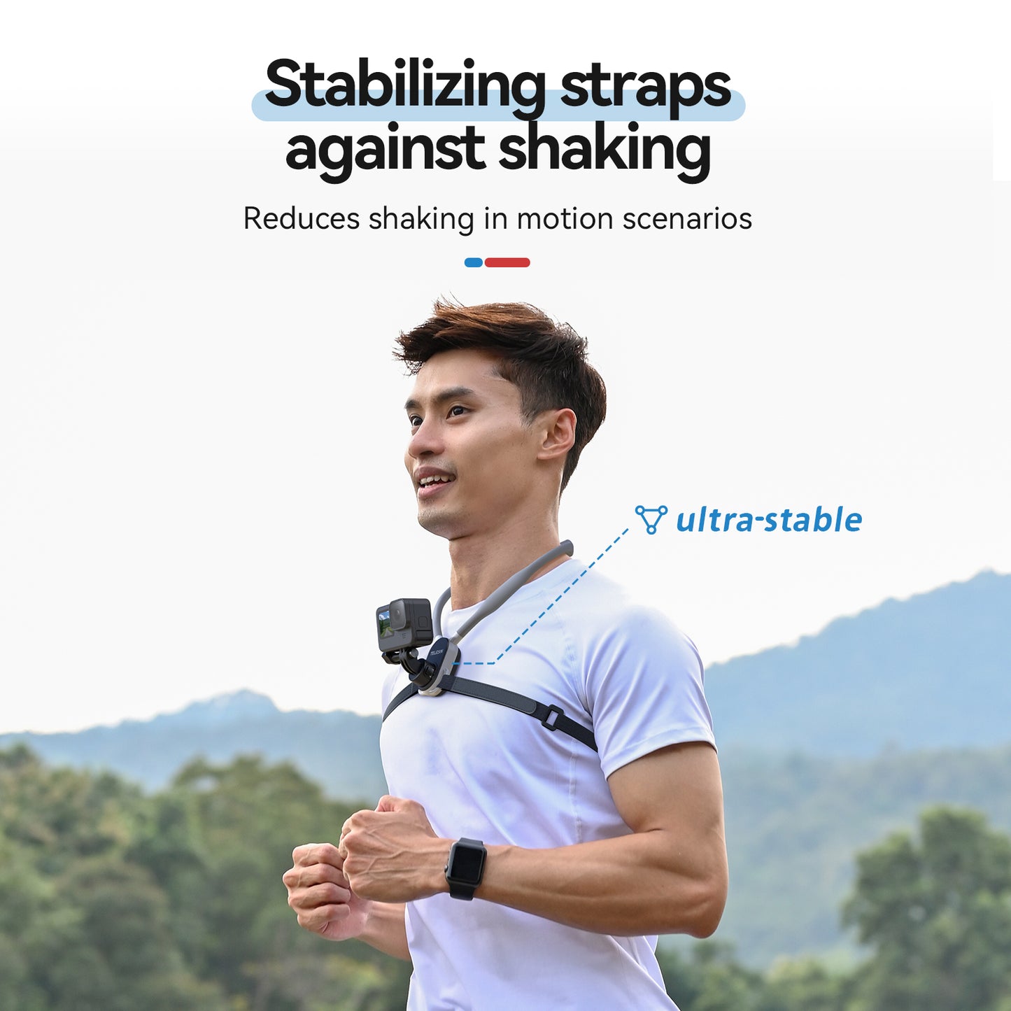 Telesin Halsbandhalterung mit Schnellverschluss für GoPro/Actioncam