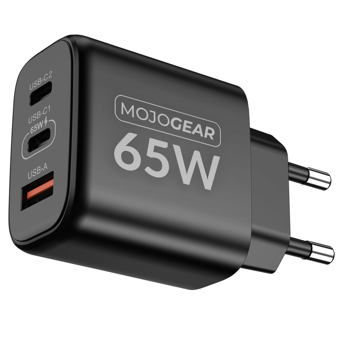 MOJOGEAR CHARGE+ 65W 3-Port USB/USB-C Ladegerät