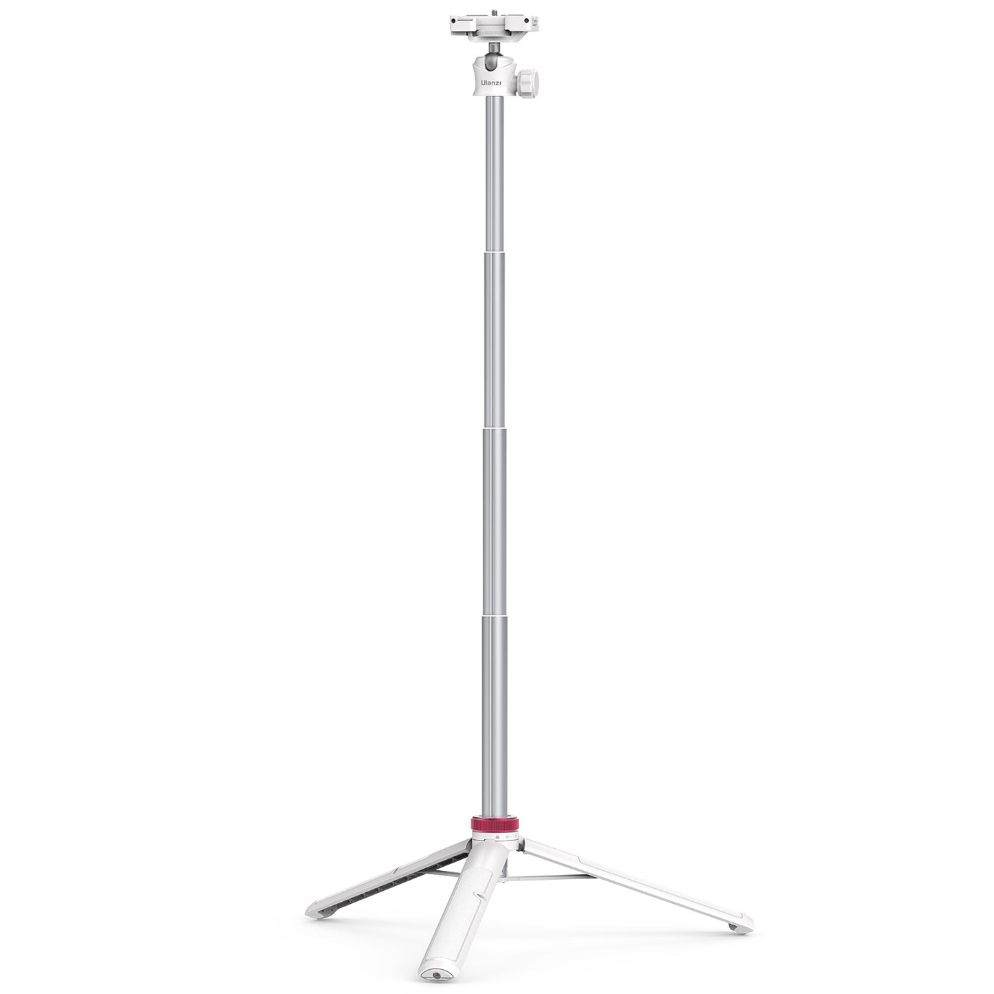 Ulanzi MT-44 Selfie-Stick-Stativ für Smartphone und Kamera – 146 cm – Weiß