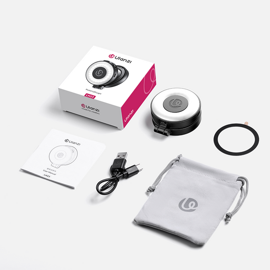 Ulanzi LM23 Smartphone Ring Light V2 met Magsafe - Zwart - Videoverlichting