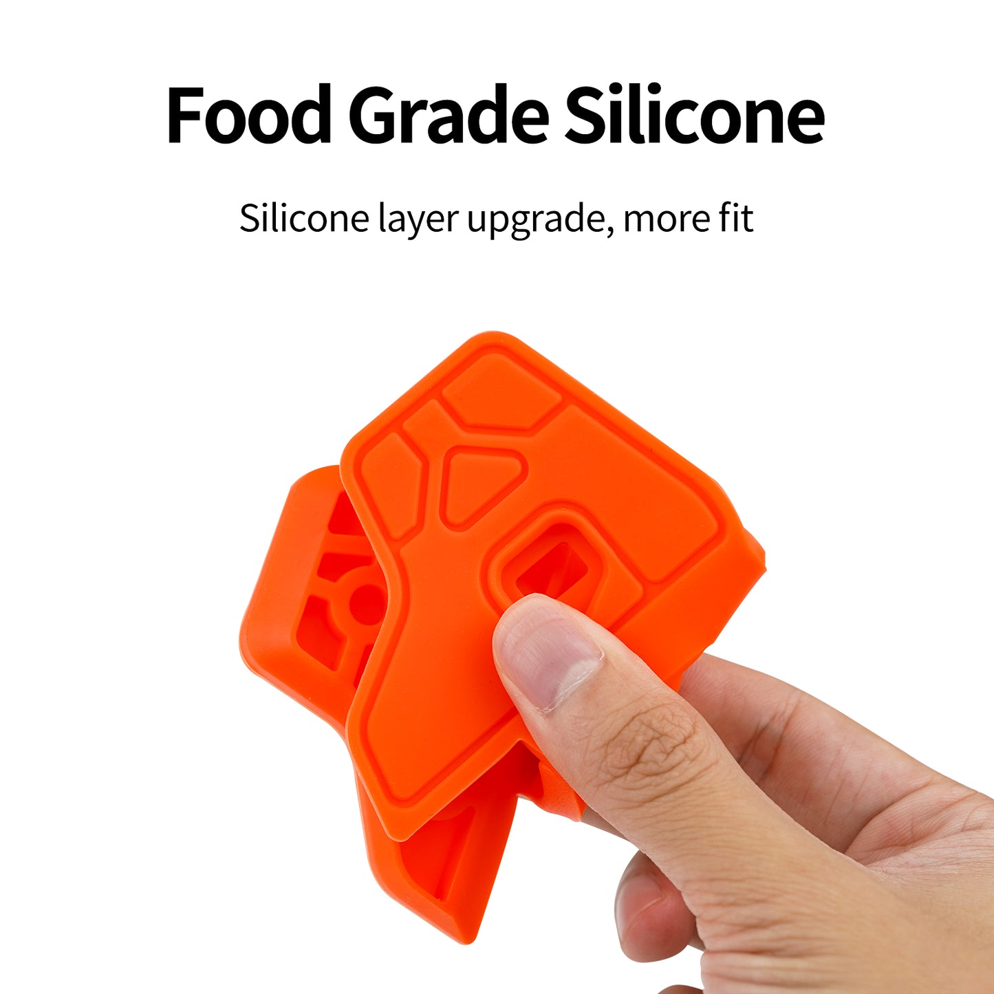 Telesin Premium Helmet Mount / helmbevestiging - Oranje - GoPro-accessoires