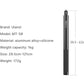 Ulanzi MT-58 Invisible Selfie Stick voor Insta360 - 120 cm - Selfiesticks