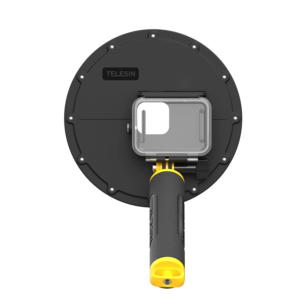 Telesin Waterdichte Dome behuizing voor GoPro Hero 9,10,11 en 12 - GoPro Onderwater-accessoires