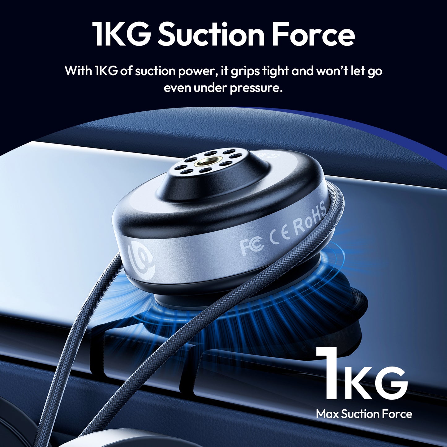 Ulanzi SK-23 Elektrischer Saugfuß mit 1/4"-Schraube