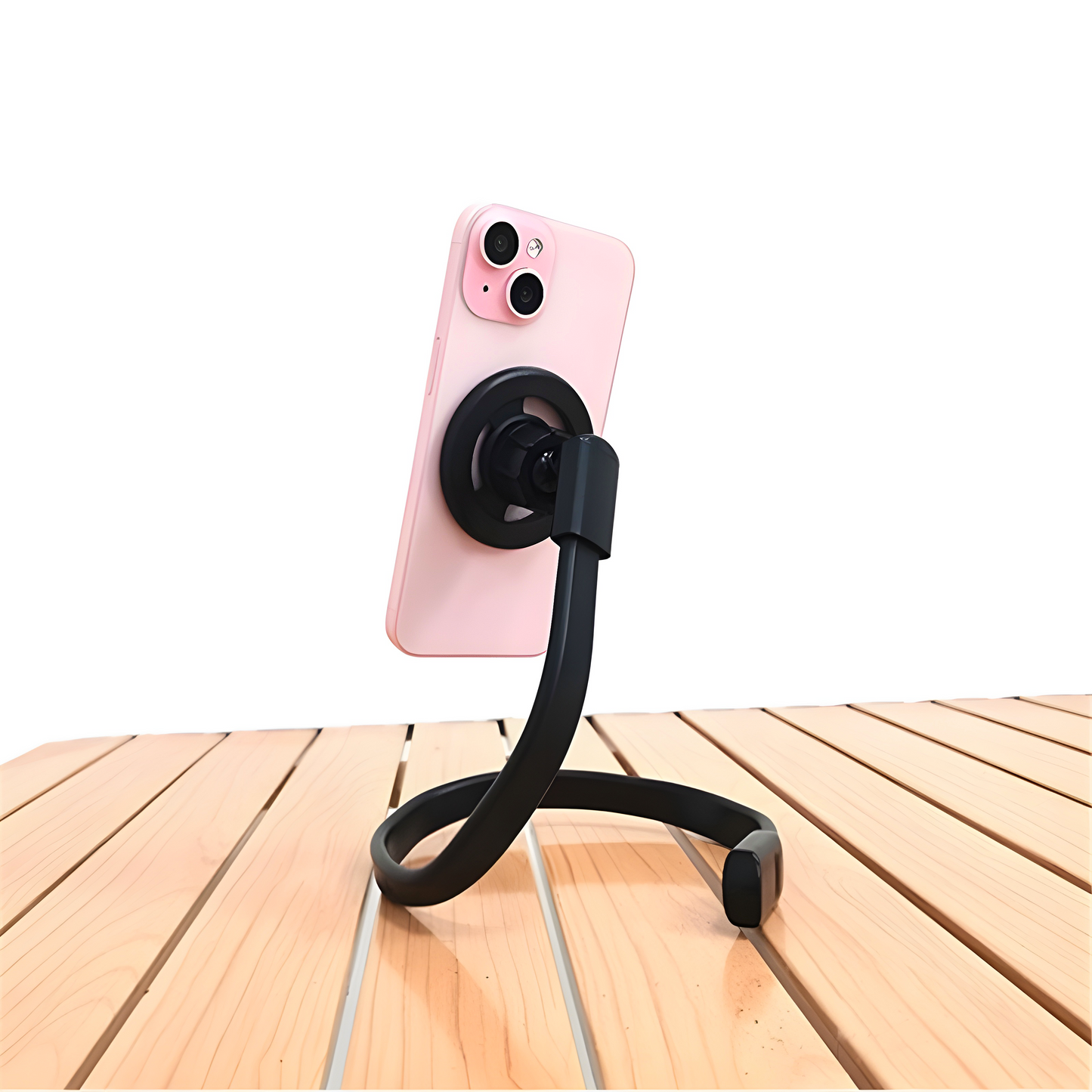 MOJOGEAR Flexibler Arm mit Magnethalterung für Smartphone