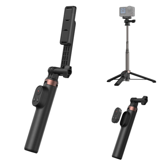 Telesin Vlog Selfie Stick voor GoPro, DJI en Smartphone - Met bluetooth remote - GoPro-accessoires