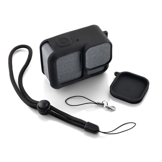 MOJOGEAR Silikon-Schutzhülle + Objektivdeckel für GoPro Hero 13