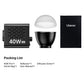 Ulanzi 40W PRO COB-Lampe, zweifarbig, mit eingebautem Akku