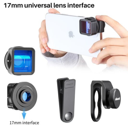 Ulanzi Anamorphic lens 1.55 XT voor alle smartphones - Lenzen