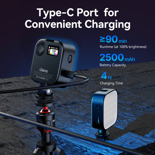 Ulanzi U60 RGB Videolamp - Cameralampen