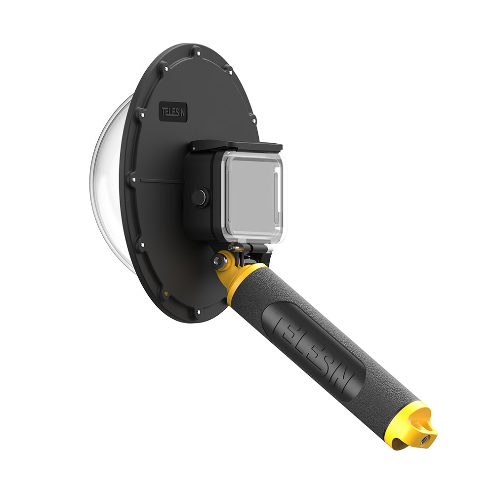 Telesin Waterdichte Dome behuizing voor GoPro Hero 9,10,11 en 12 - GoPro Onderwater-accessoires