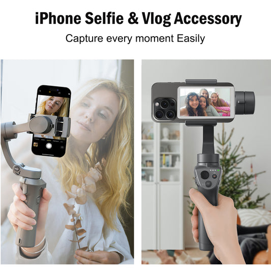 MOJOGEAR VS2 Selfie Vlog Monitor voor iPhone en Android - Wit - Overige producten