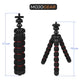 Flexibel mini-statief met schuimrubber poten Zwart/Rood - Flexibele statieven