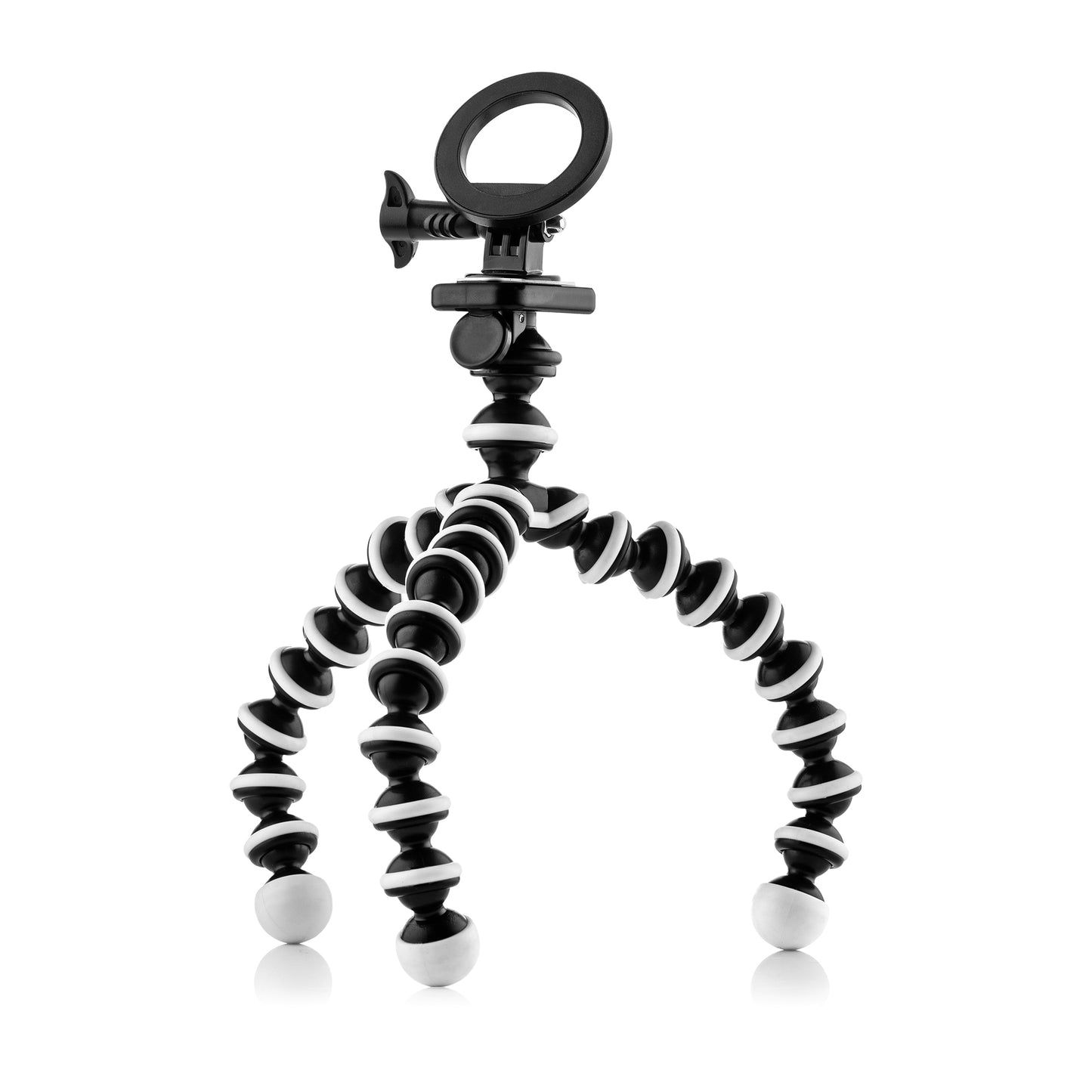 Flexibles Mini-Stativ mit extra flexiblen Beinen – Mittelgroß – Magnetische Handyhalterung