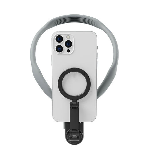Telesin magnetische neck mount voor smartphone - Grijs - Telefoonhouders