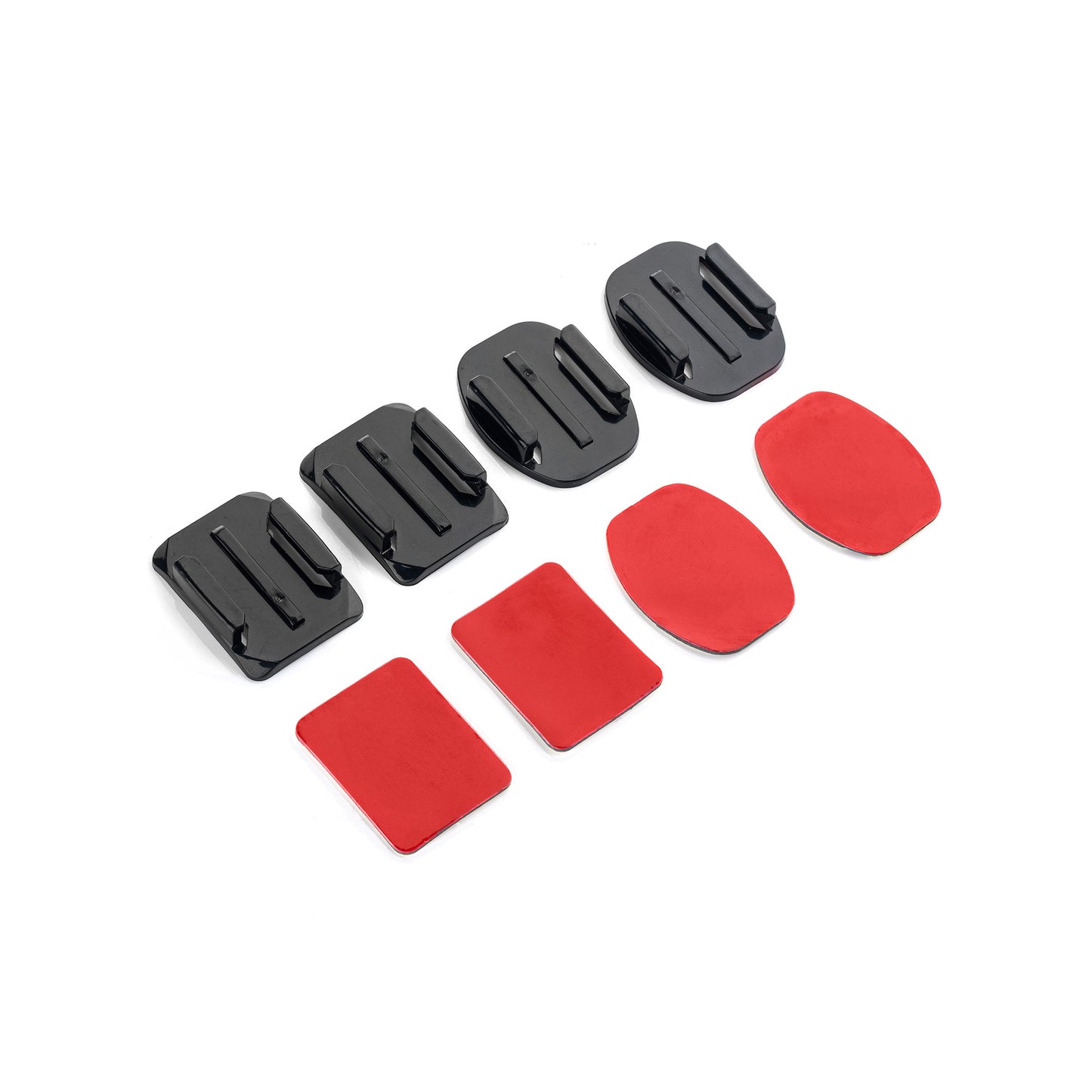 MOJOGEAR Action Camera Mount set Zelfklevend (recht+gebogen) - GoPro-accessoires