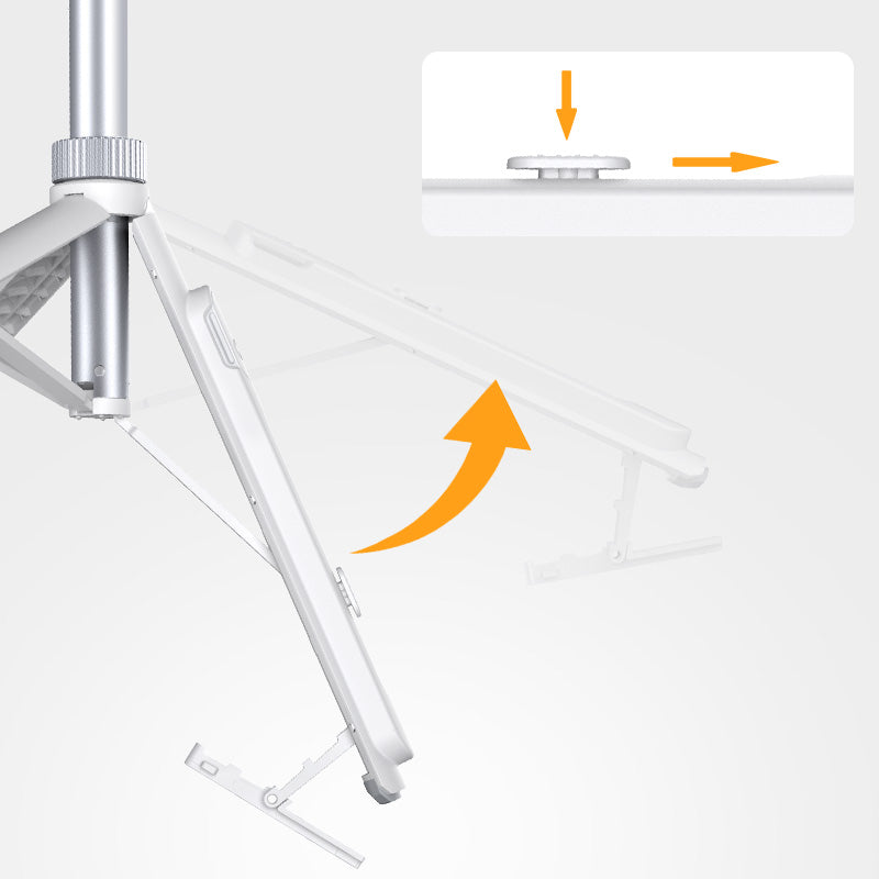 Ulanzi TT88 Overhead smartphone selfiestick - Wit - Selfiesticks