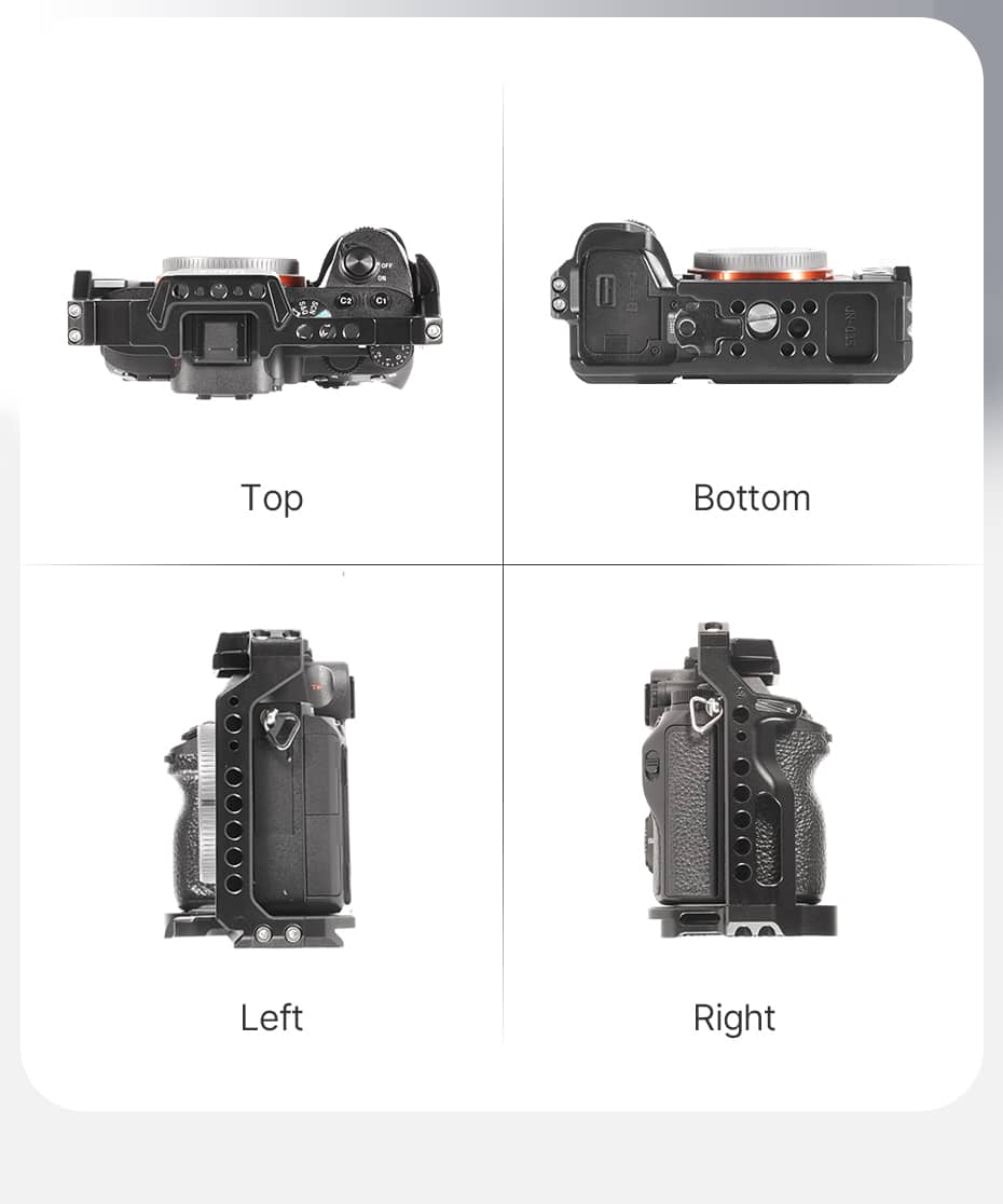 Ulanzi metalen cage voor Sony A7 III, A7 Mark IV en A7R III - Camera cages