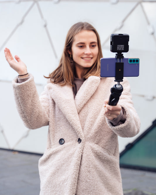 Mini-statief vlog KIT: tafelstatief & premium telefoonhouder - Ministatieven