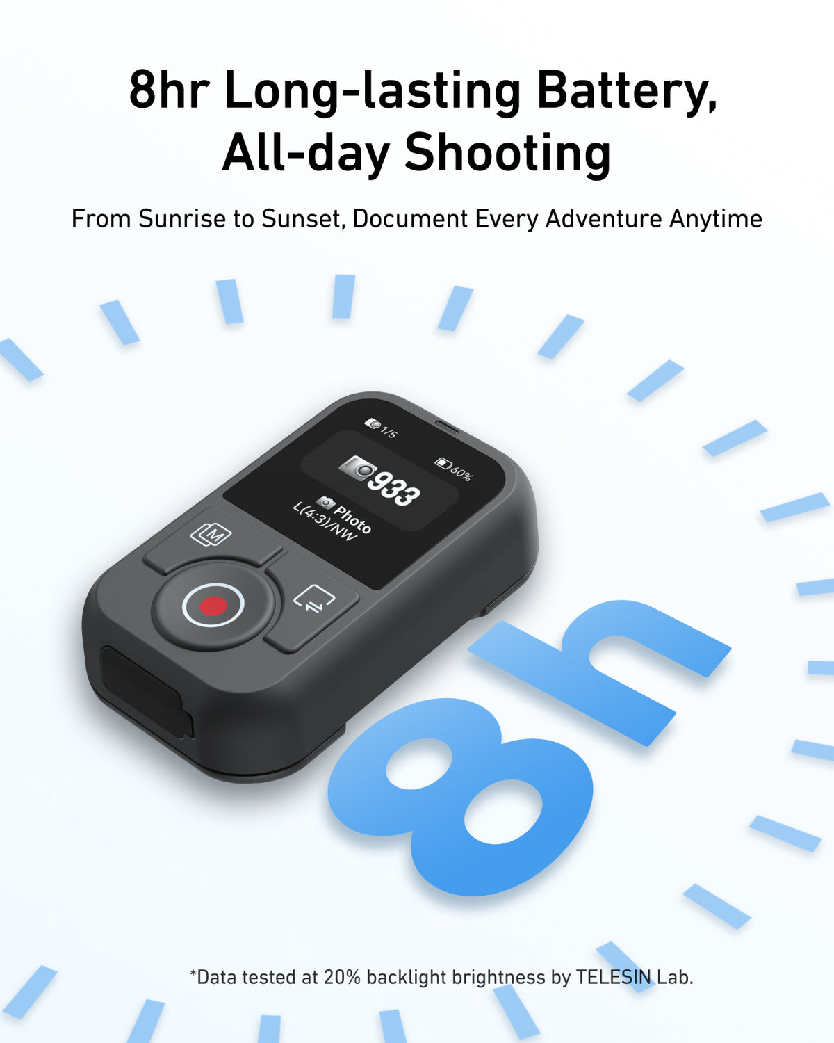 Telesin T13 Bluetooth-Fernbedienung für DJD Osmo Action – Wasserdicht