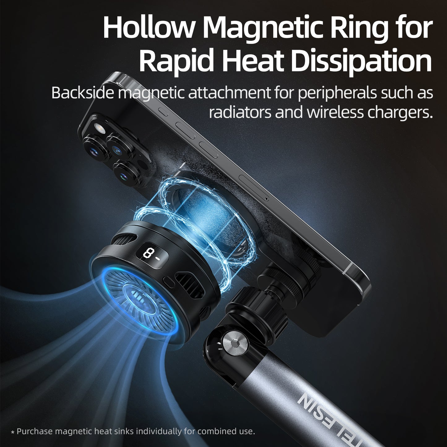 Telesin Live-Streaming Bodenstativ mit MagSafe