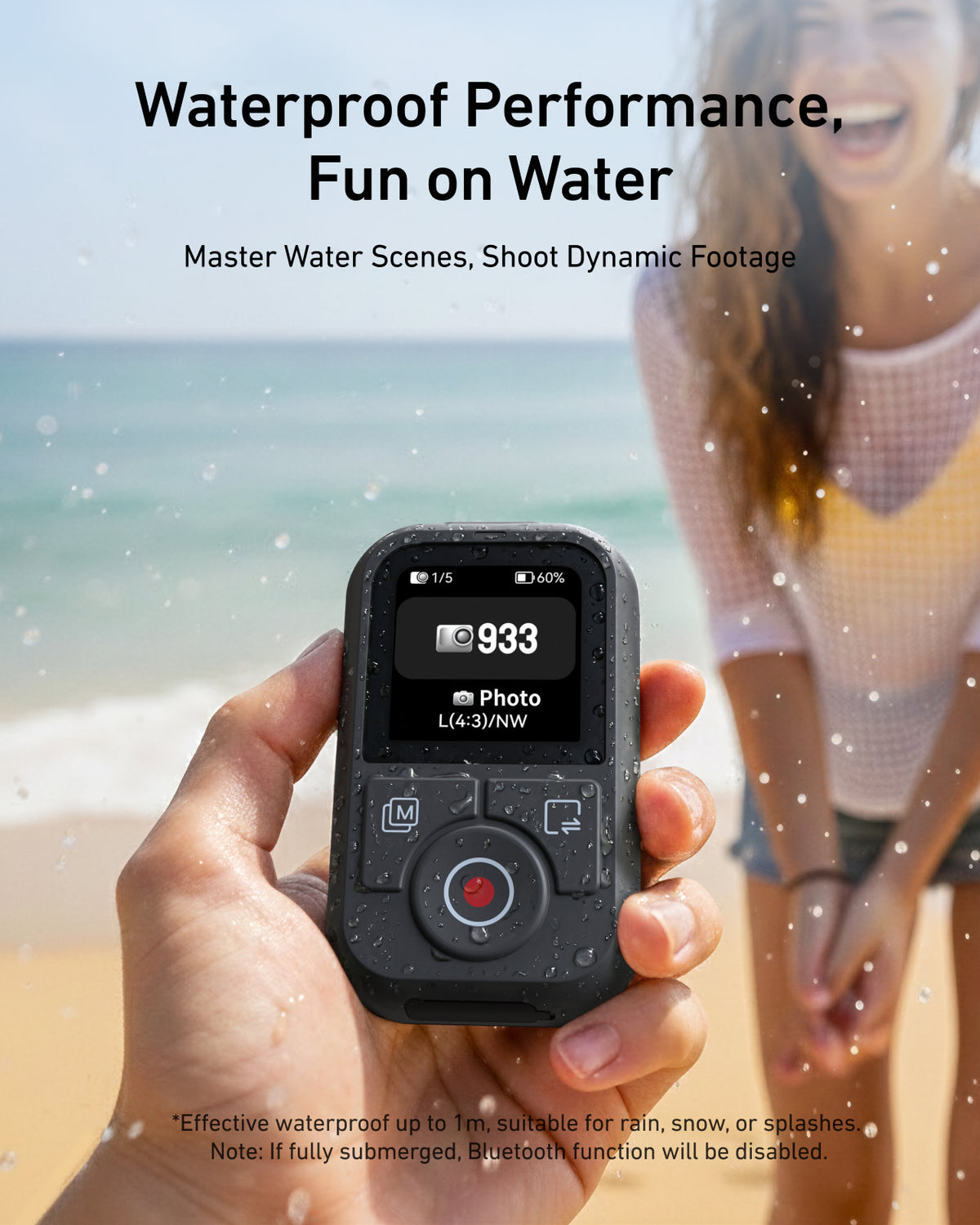 Telesin T13 Bluetooth-Fernbedienung für DJD Osmo Action – Wasserdicht