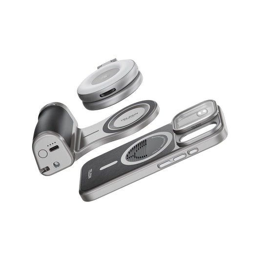 Telesin Master Grip V2 voor iPhone 17 Pro - Creator Combo met lamp en filter - Handgrips