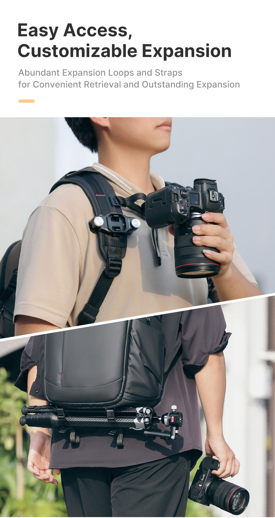 Ulanzi BP09 Camera Rugzak City Series 22 liter - Tassen