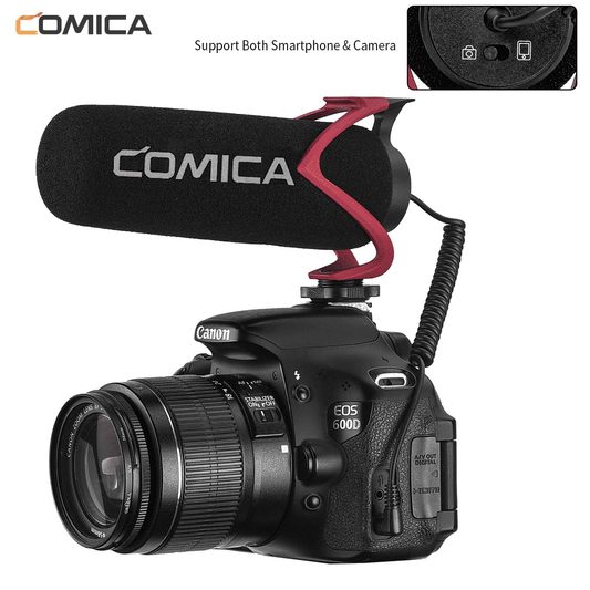 Comica CVM-V30 LITE richtmicrofoon voor camera en smartphone - Richtmicrofoons