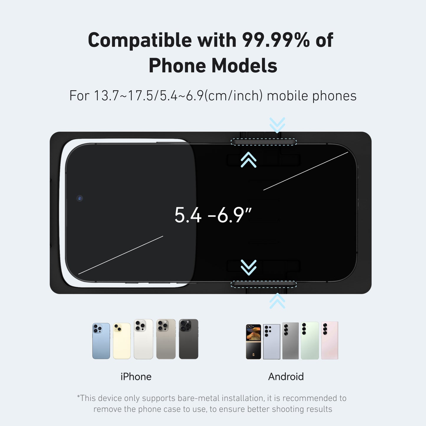 Telesin Smartphone-Tauchgehäuse mit Tasten und Vakuumpumpe