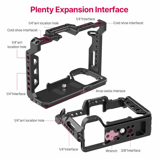 Ulanzi metalen cage voor Sony A7 III, A7 Mark IV en A7R III - Camera cages
