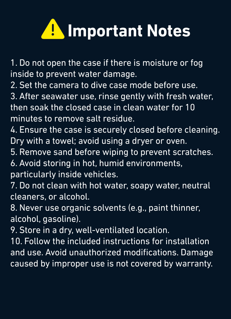 Telesin Unsichtbares Tauchgehäuse für Insta360 X4