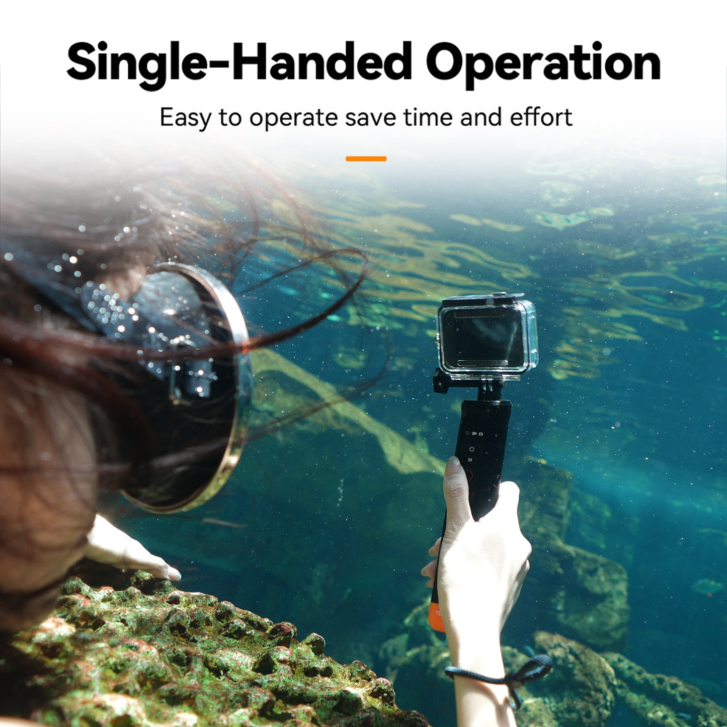 Telesin Onderwater Bobber met Remote voor GoPro - GoPro Onderwater-accessoires