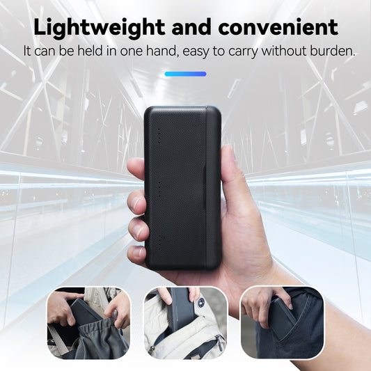 Telesin Pocket Oplaadbox voor DJI Osmo Action 5/4/3 (3 slots) - GoPro Accu's en opladers