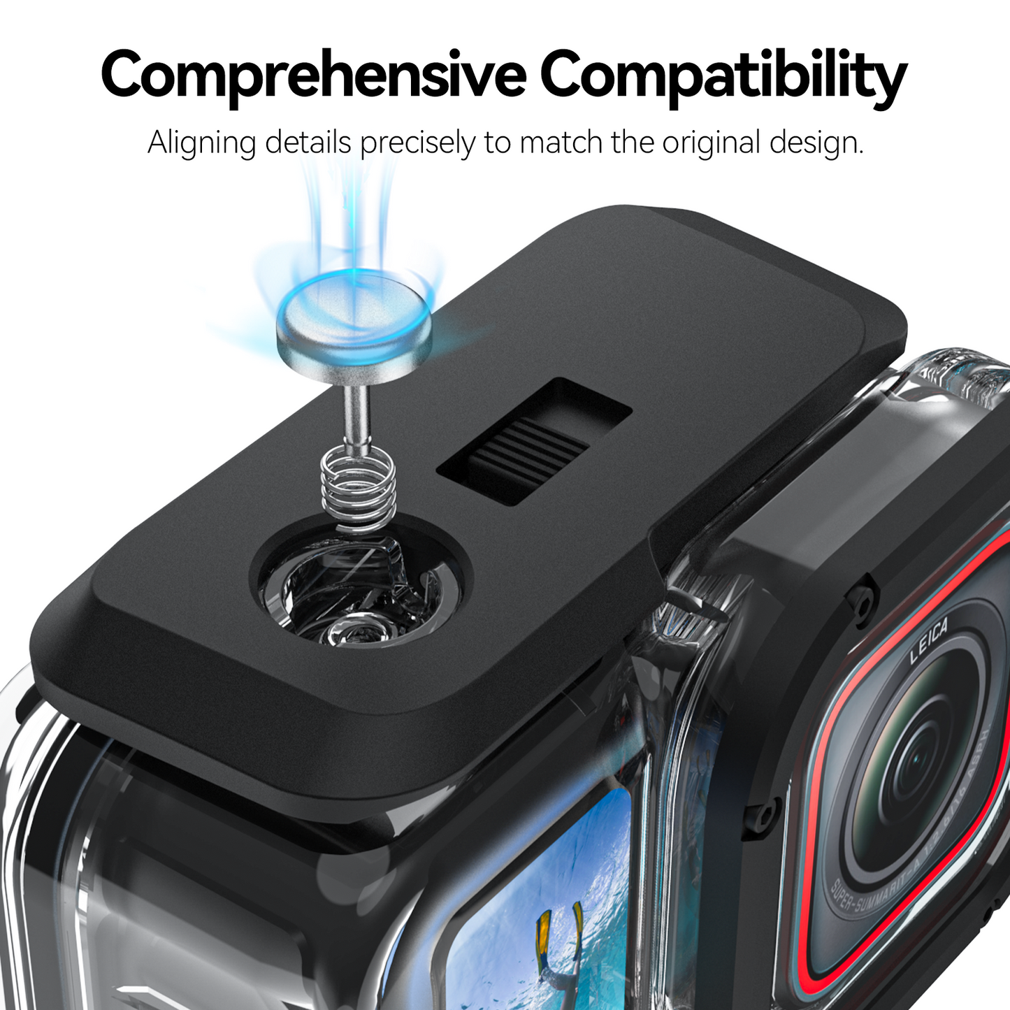 Wasserdichtes Gehäuse von Telesin für Insta360 ACE Pro