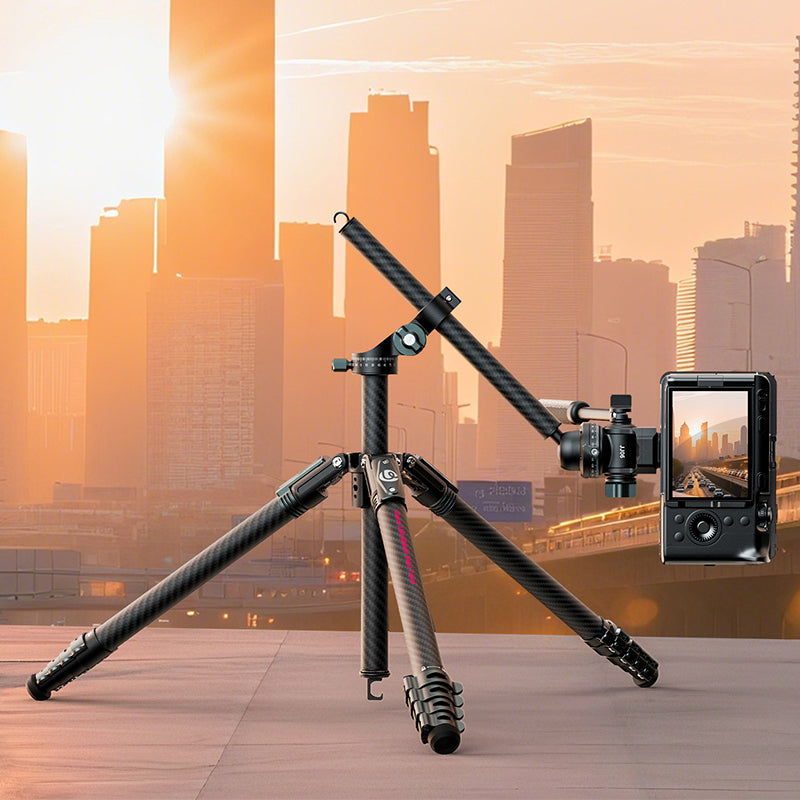 Ulanzi GlideGo JJ06 Video Tripod Carbon - Schwarz