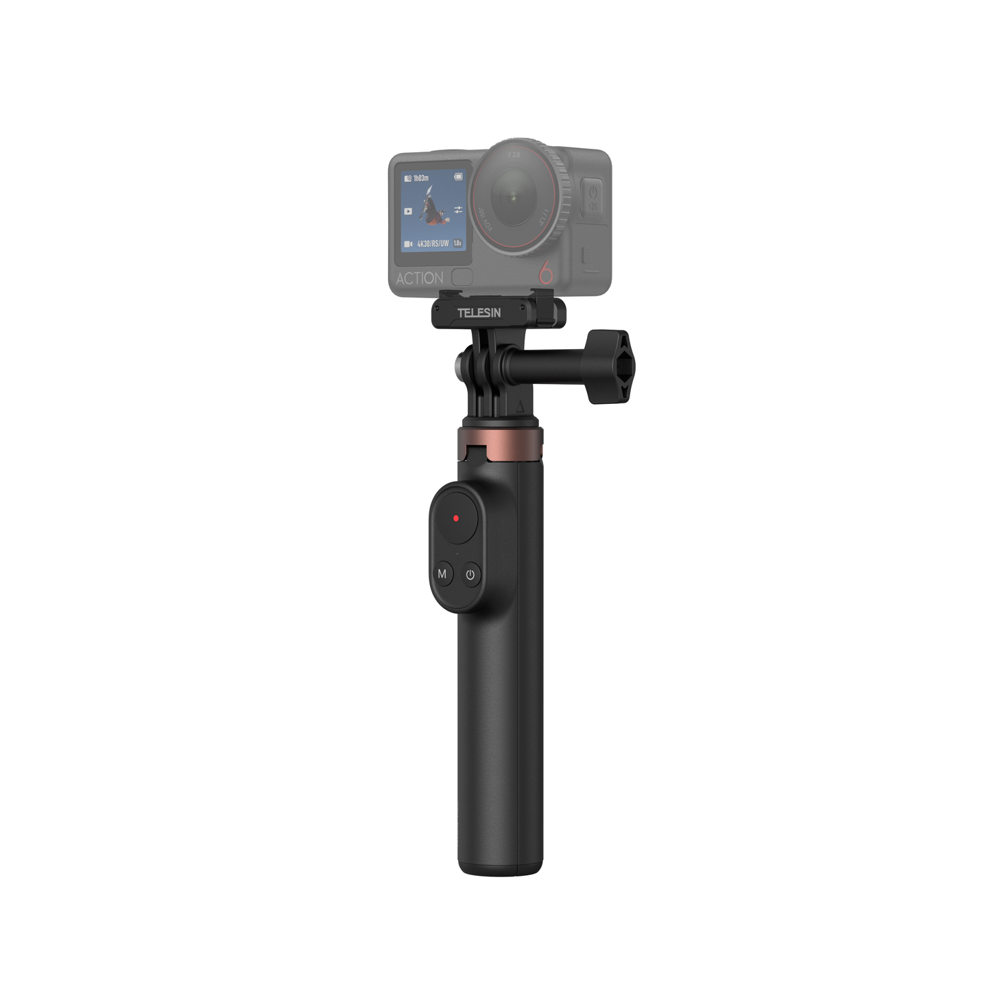 Telesin Vlog Selfie-Stick für GoPro, DJI und Smartphone – mit Bluetooth-Fernbedienung