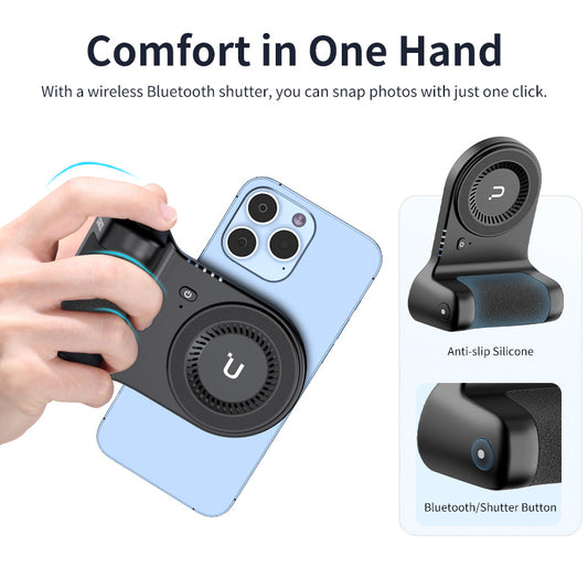 Ulanzi MA45 MagSafe telefoon Grip met ingebouwde 5000mAh powerbank - Telefoonhouders