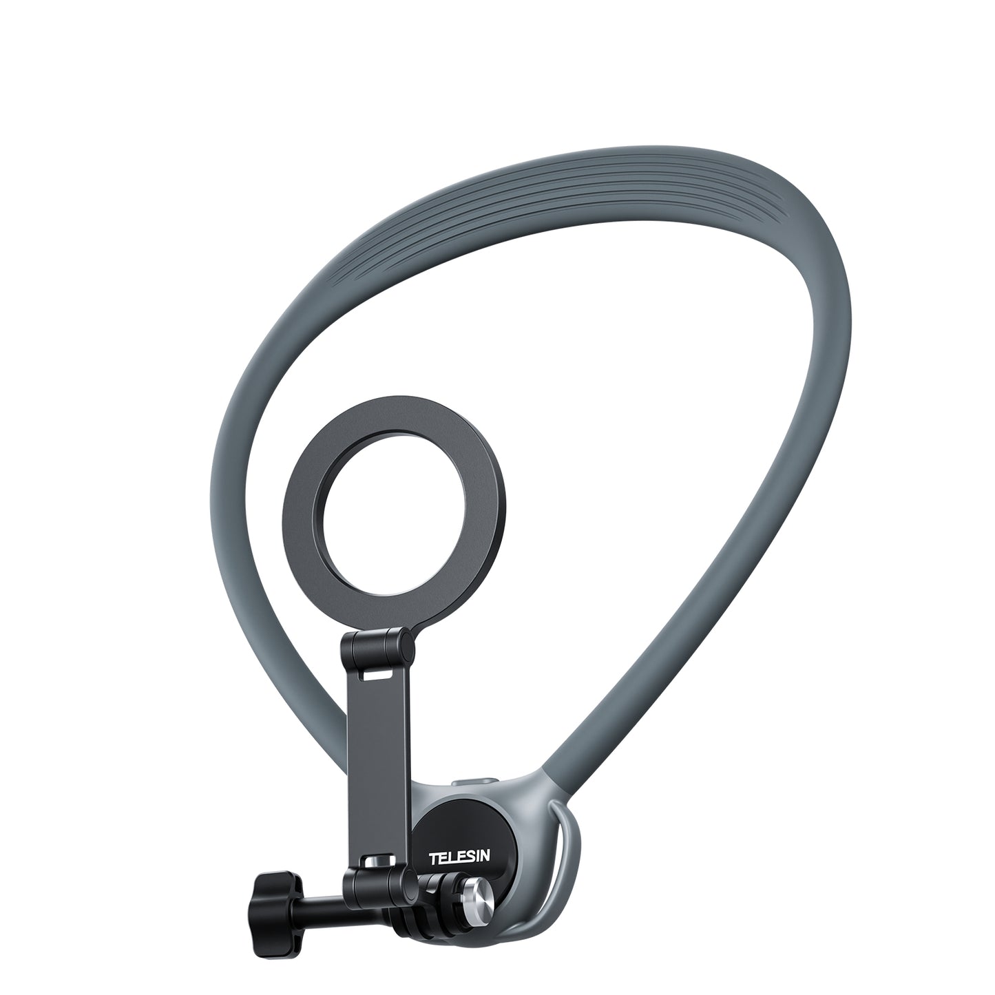 Telesin 360° Halsbandhalterung Kombi - für GoPro & Smartphone - Grau