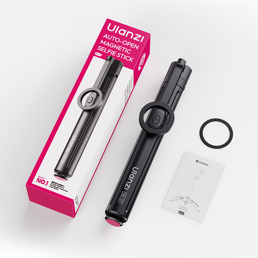 Ulanzi SK-21 Selfie Stick Statief 180 cm met MagSafe, Bluetooth remote & Auto-open - Statieven en toebehoren